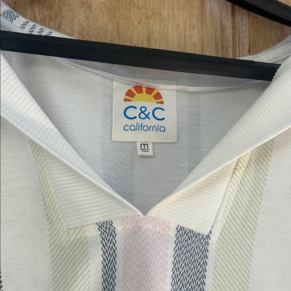 C&C California Pastel Striped Hoodie - Picture 2 of 4